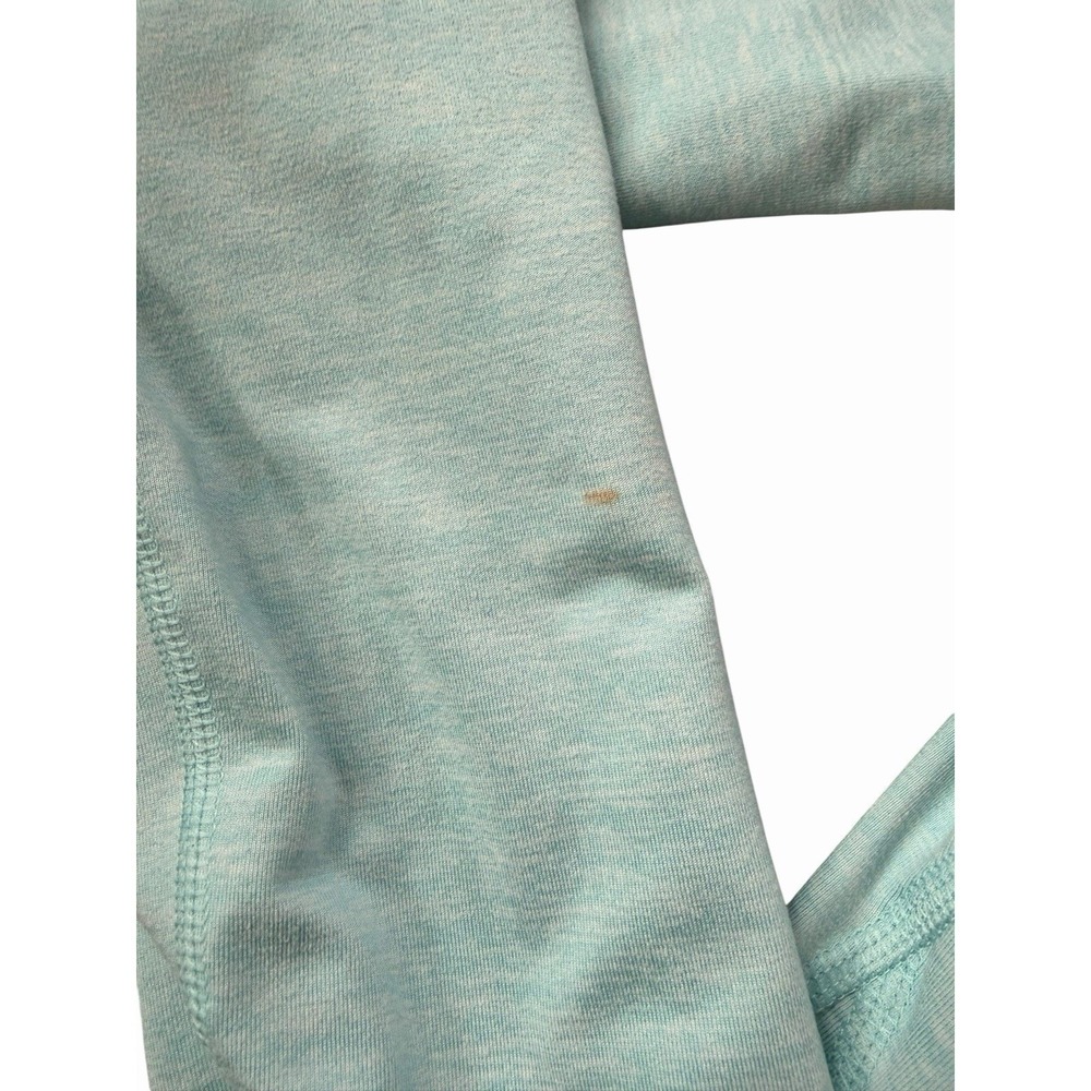 Nike Dri-FIT Women Running Quarter Zip Pullover Aqua Blue Heather Long Sleeve L - Picture 6 of 6